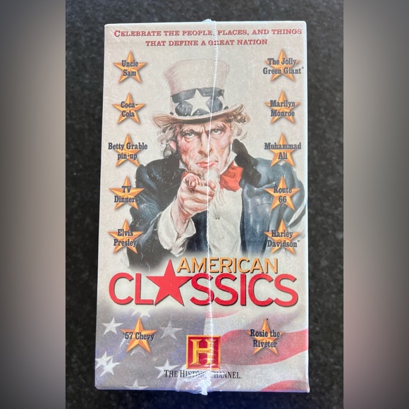 NWT Bundle 4pc AMERICAN Classics VHS Videos HISTORY Movies - Picture 2 of 5